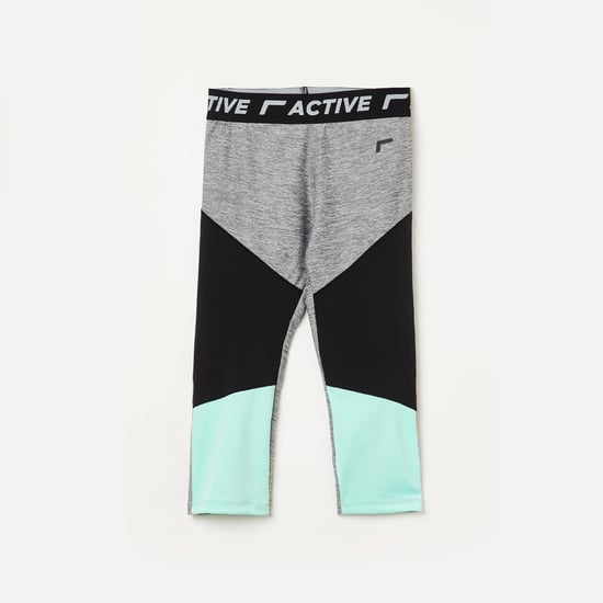 FAME ACTIVE Girls Colourblocked Capris