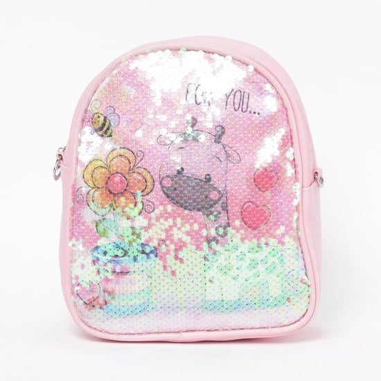 GINGER Girls Sequinned Sling Bag