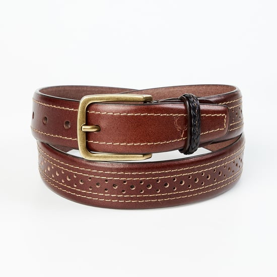 ALLEN SOLLY Men Perforated Casual Belt