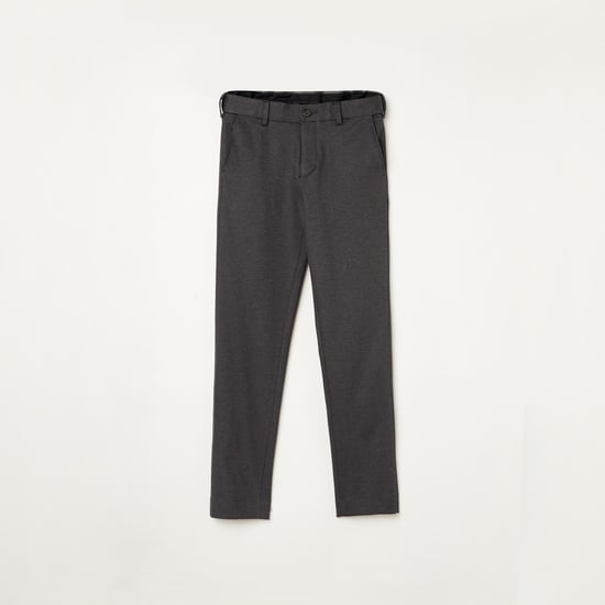 FAME FOREVER YOUNG Boys Solid Slim Fit Trousers