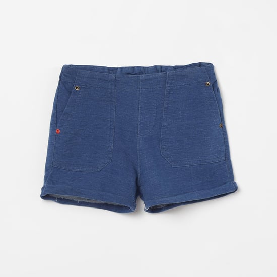 DENIMIZE Girls Solid Knit Shorts