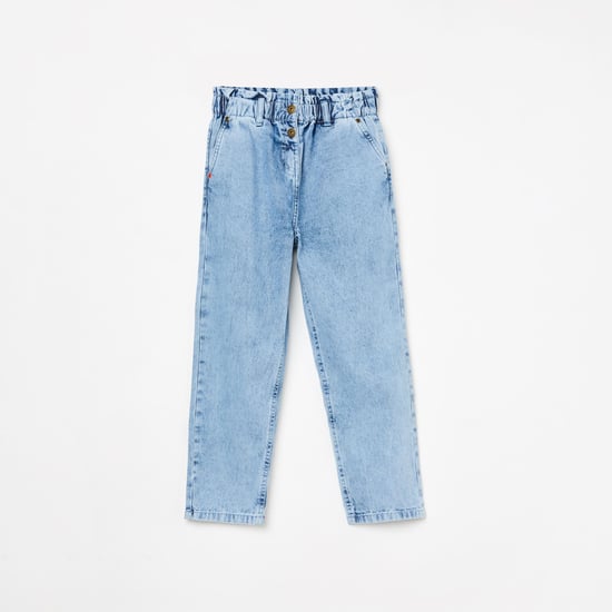 DENIMIZE Girls Stonewashed Skinny Fit Jeans
