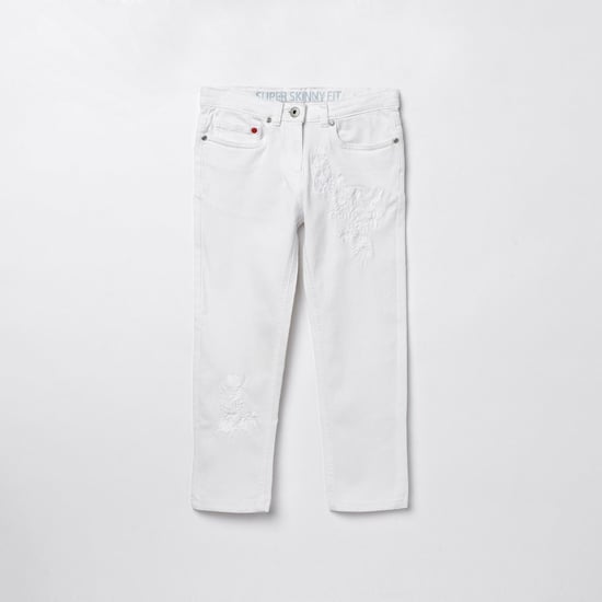 DENIMIZE Girls Solid Skinny Fit Jeans