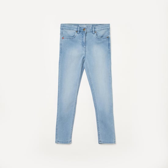 DENIMIZE Girls Ice-washed Skinny Fit Jeans