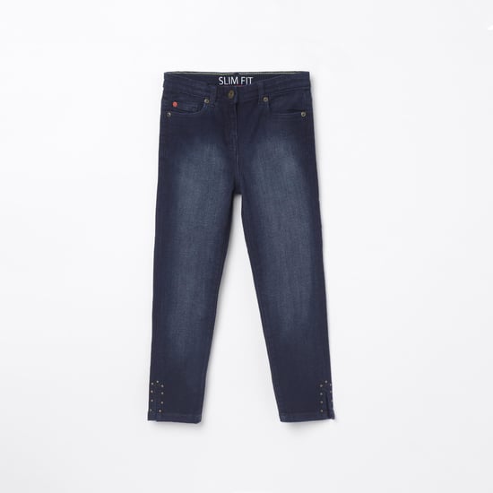 DENIMIZE Boys Washed Slim Fit Jeans