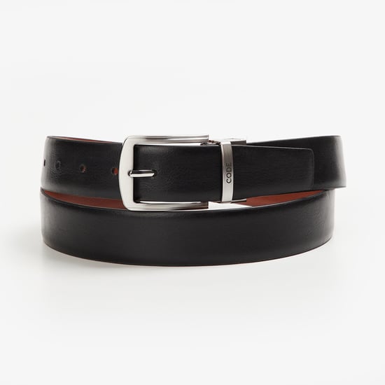 CODE Men Solid Reversible Formal Belt