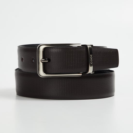 CODE Men Solid Reverssible Belt