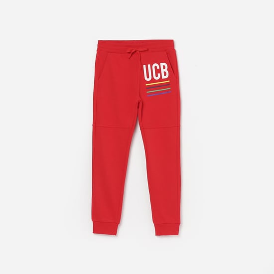 UNITED COLORS OF BENETTON Boys Printed Regular Fit Track Pants