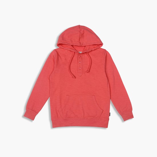 PEPE JEANS Boys Solid Hooded Sweatshirt