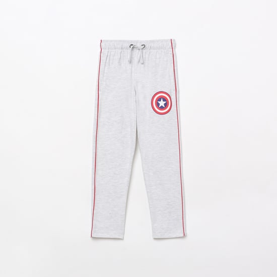 KIDSVILLE Boys Captain America Print Track Pants