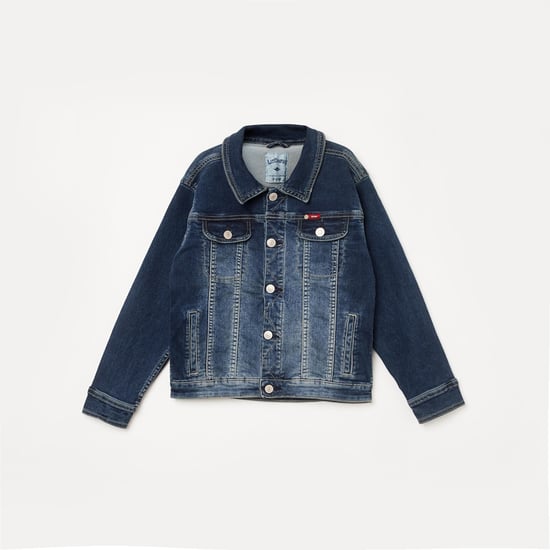LEE COOPER JUNIORS Boys Faded Denim Jacket