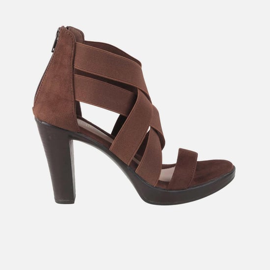 CATWALK Women Solid Block Heels Brown