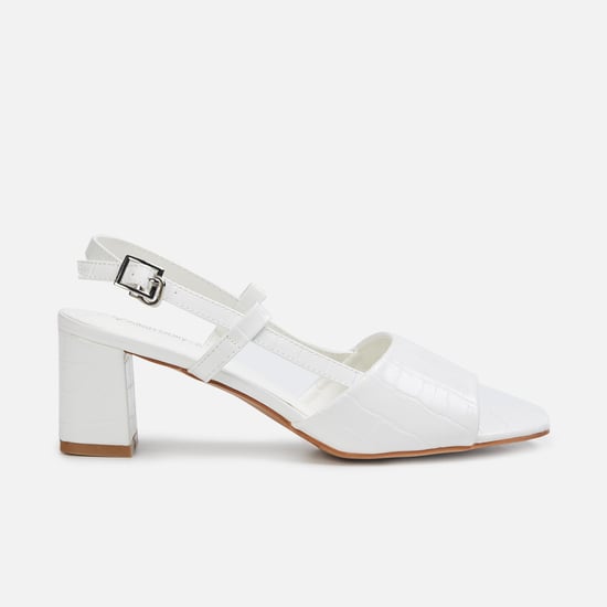 ALLEN SOLLY Women Solid Block Heels
