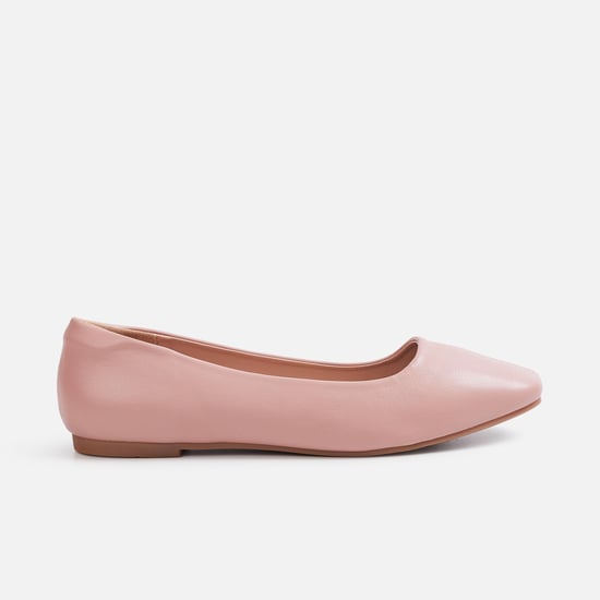 ALLEN SOLLY Women Solid Round Toe Ballerina