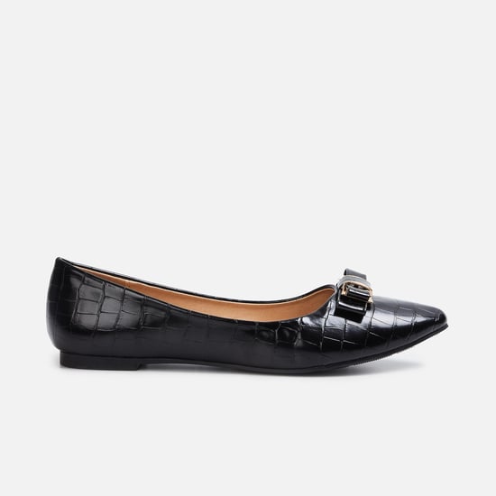 ALLEN SOLLY Women Bow Detailed Ballerinas