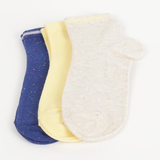 GINGER Women Solid Ankle-Length Socks - Pair of 3