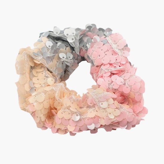TONIQ KIDS Girls Sequin Embellished Scrunchie
