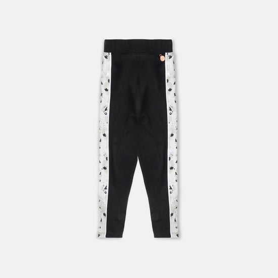 ANGEL & ROCKET Girls Solid Elasticated Leggings
