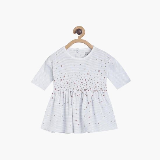 FS MINI KLUB Girls Embellished Fit and Flare Dress