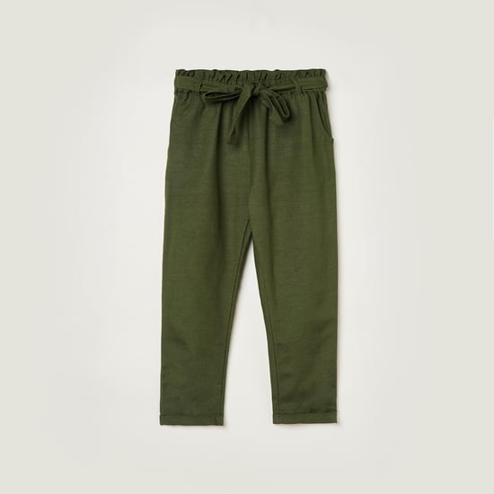 FAME FOREVER KIDS Girls Solid Elasticated Pants