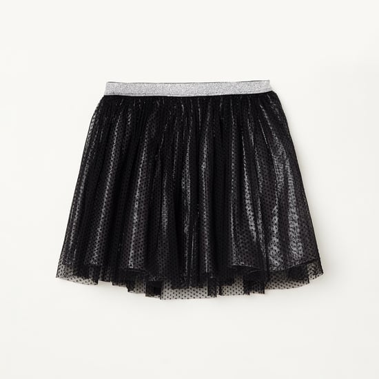 PRETTY ME Girls Embellished Layered Skirt