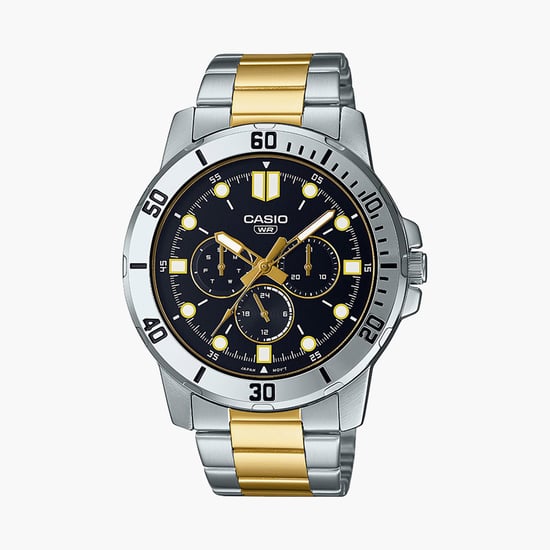 CASIO ENTICER Men Chronograph Watch with Metal Strap A1859