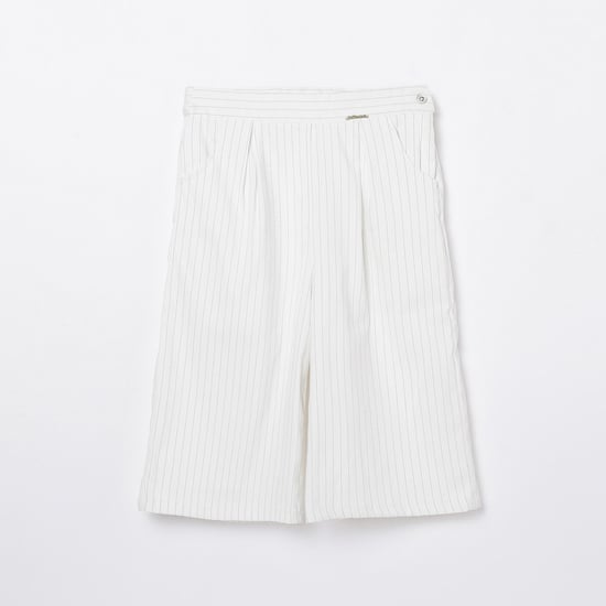 PEPPERMINT Girls Striped Culottes