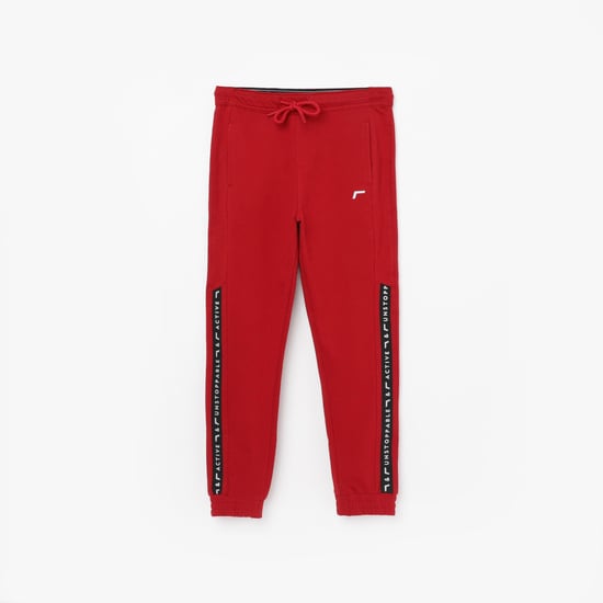 FAME ACTIVE Boys Printed Slim Fit Drawstring Waist Track Pants