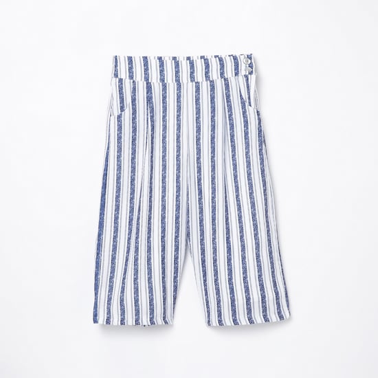 PEPPERMINT Girls Striped Culottes