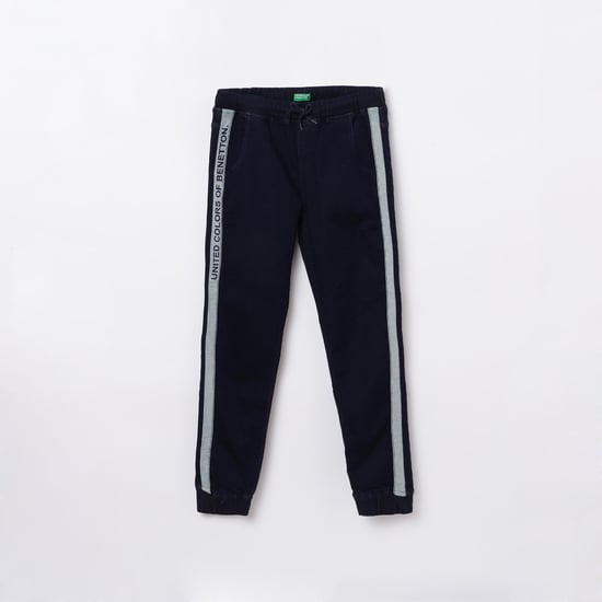 UNITED COLORS OF BENETTON Boys Printed Denim Joggers