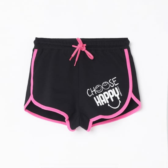 FAME FOREVER KIDS Girls Printed Elasticated Shorts