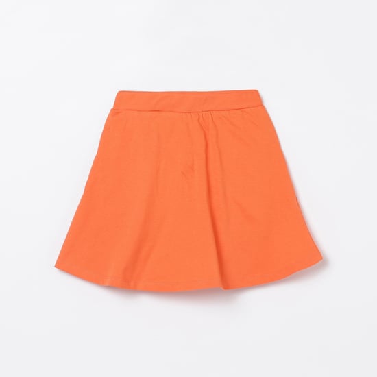 FAME FOREVER YOUNG Girls Solid Knit A-Line Skirt