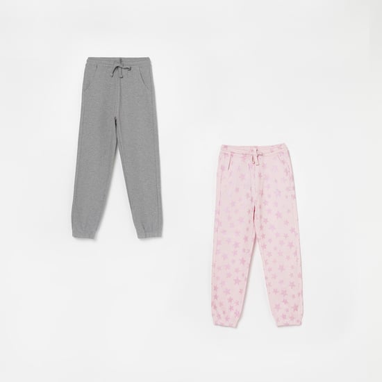 FAME FOREVER YOUNG Girls Printed Slim Fit Joggers