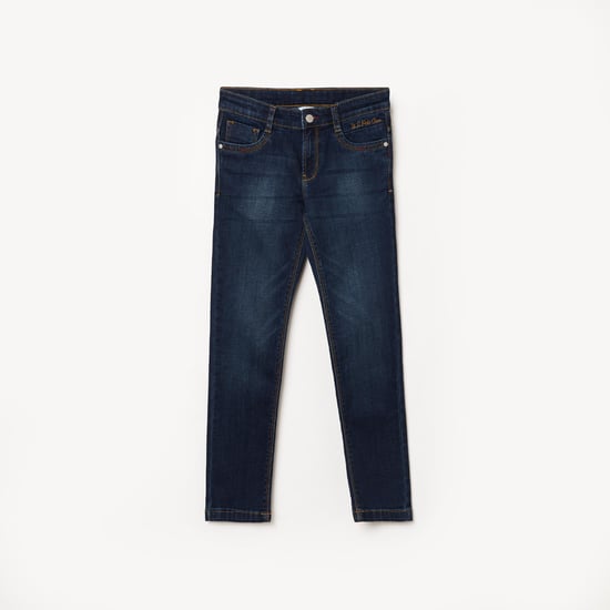 U.S. POLO ASSN. KIDS Boys Stonewashed Regular Fit Jeans