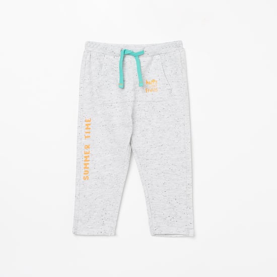 JUNIORS Boys Textured Regular Fit Track Pants