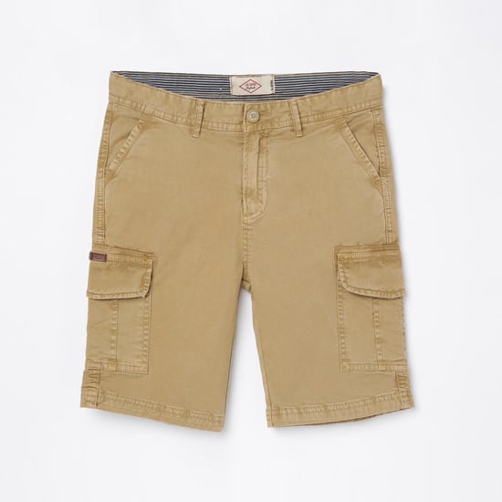 LEE COOPER JUNIORS Boys Solid Cargo Shorts