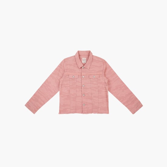 LEE COOPER JUNIORS Girls Printed Denim Jacket