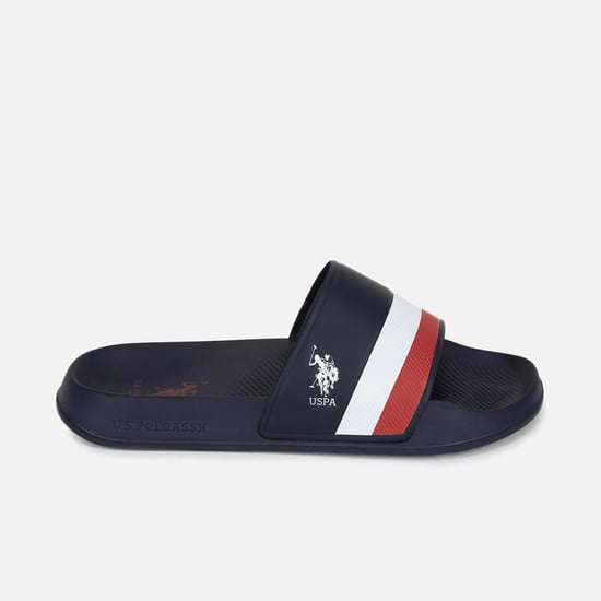 U.S. POLO ASSN. Men Striped Sliders
