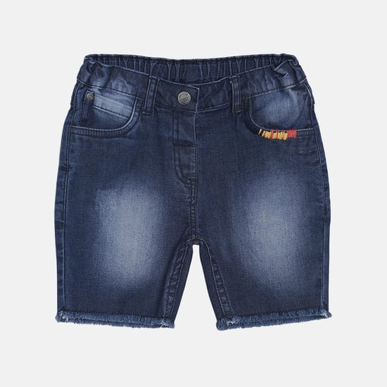 FS MINI KLUB Girls Washed Shorts