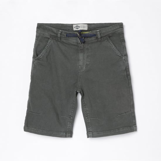 LEE COOPER JUNIORS Boys Solid Knit Shorts