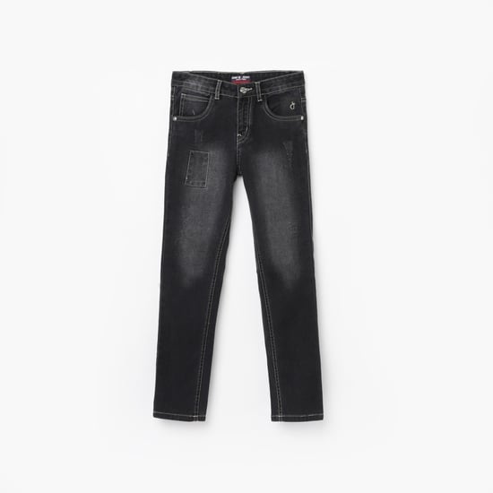 GINI & JONY Boys Light-Washed Regular Fit Jeans
