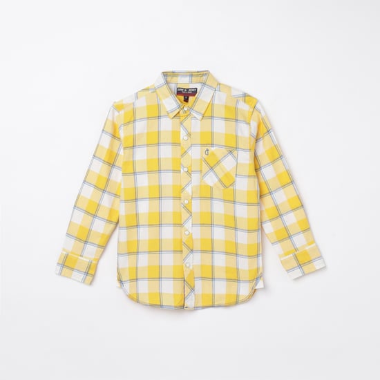 GINI & JONY Boys Checked Regular Fit Casual Shirt