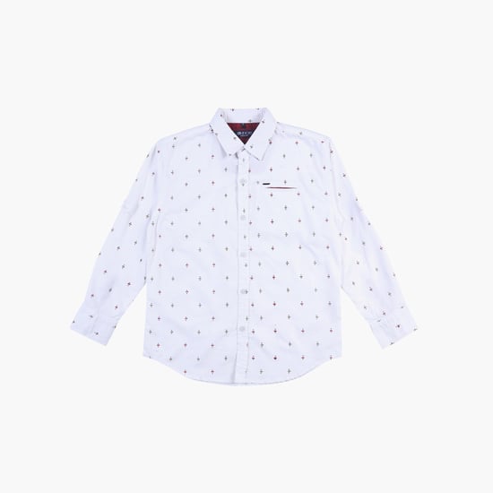 GINI & JONY Boys Printed Regular Fit Shirt