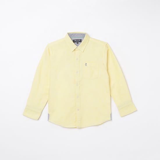 GINI & JONY Boys Solid Casual Shirt