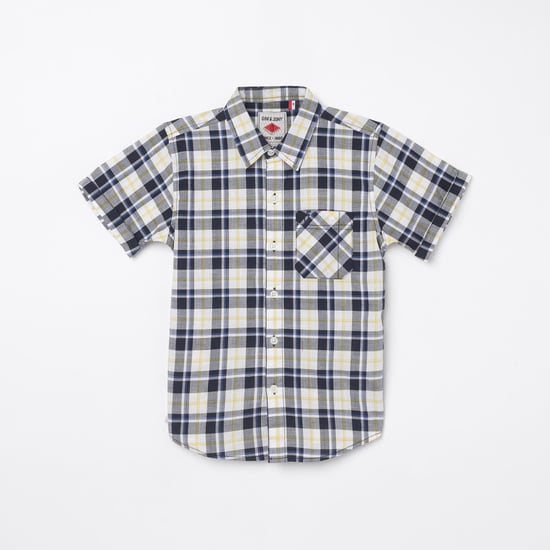 GINI & JONY Boys Checked Casual Shirt