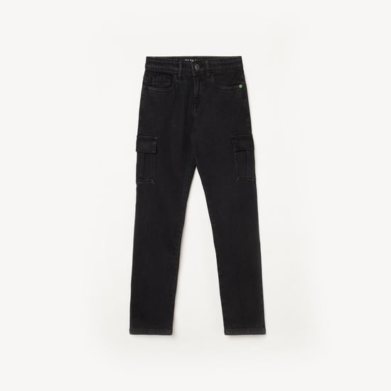 BOSSINI Boys Solid Slim Fit Jeans