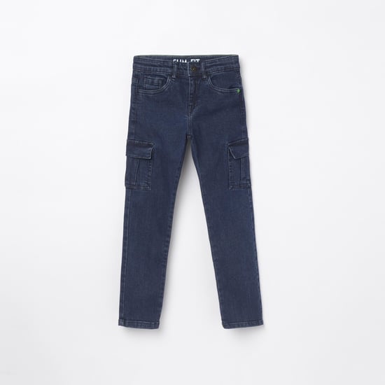 BOSSINI Boys Solid Slim Fit Jeans