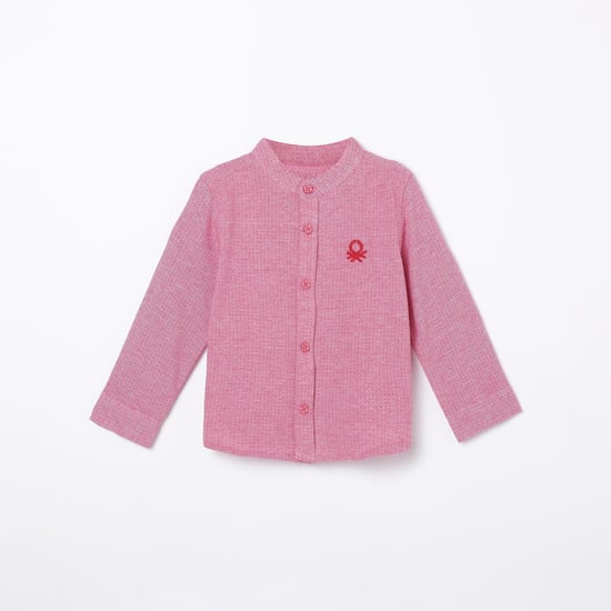 UNITED COLORS OF BENETTON Boys Textured Casual Shirt