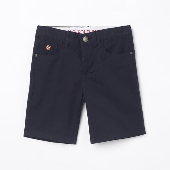 U.S. POLO ASSN. KIDS Boys Solid Woven Shorts