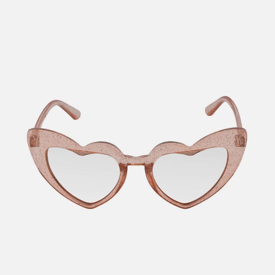 TONIQ KIDS Girls Heart-shaped Sunglasses with Sheen Detailing